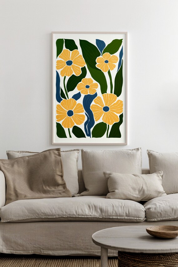 Henri Matisse Flower Style Exhibition Poster Flower Gallery Wall Art Print Wall Decor Flower Market Print