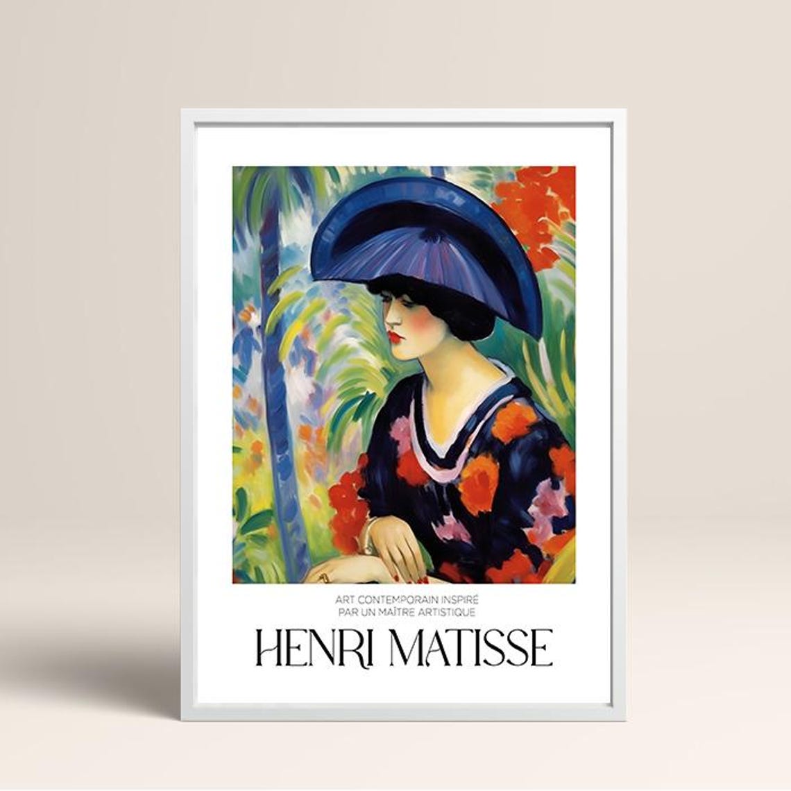 Henry Matisse Exhibition Poster Famous Gallery Wall Art Print Painting Art Print Floral Wall Print Garden Scenery Nature Living Room Art - Image 3