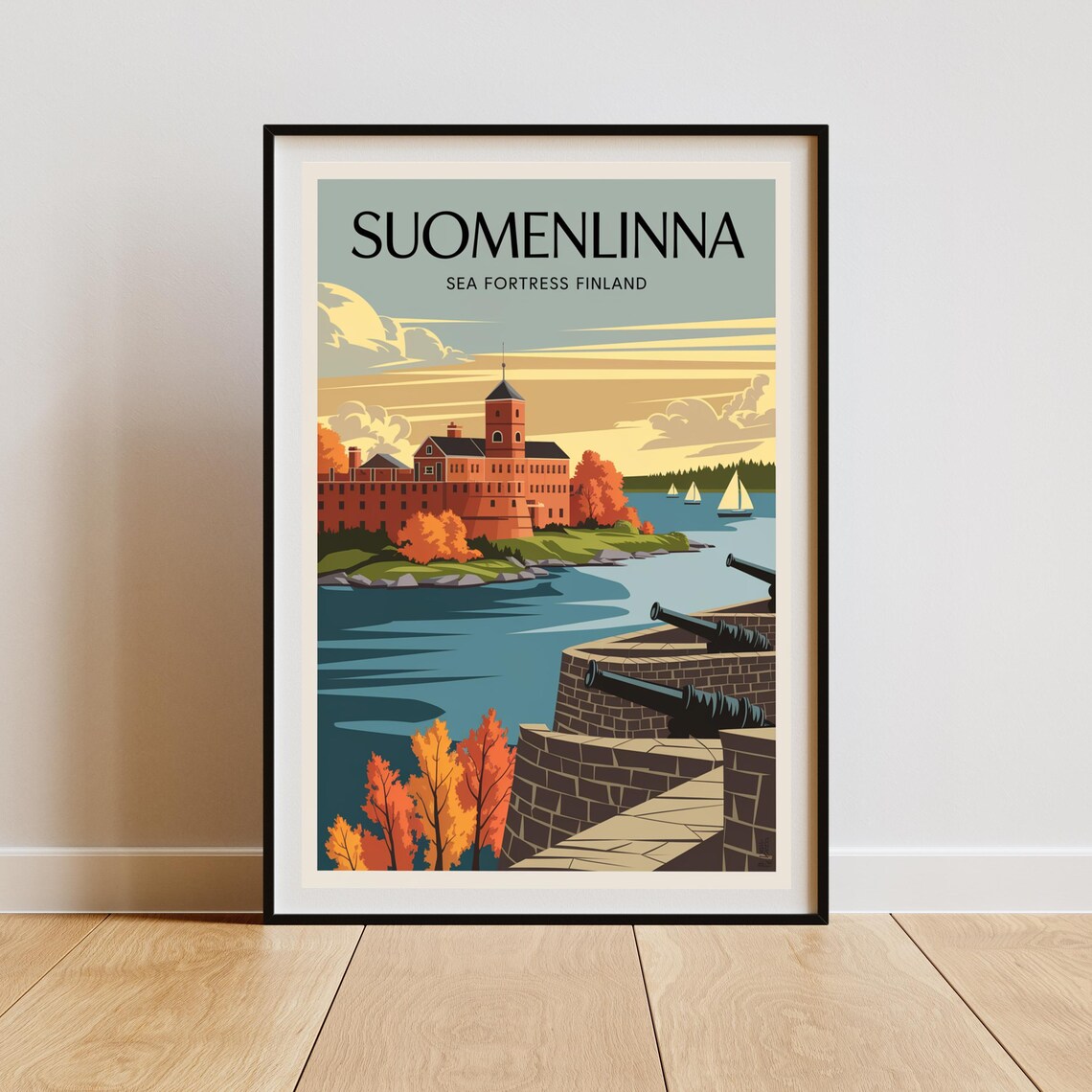 Suomenlinna Sea Fortress, Helsinki UNESCO Site Art Print - Image 2