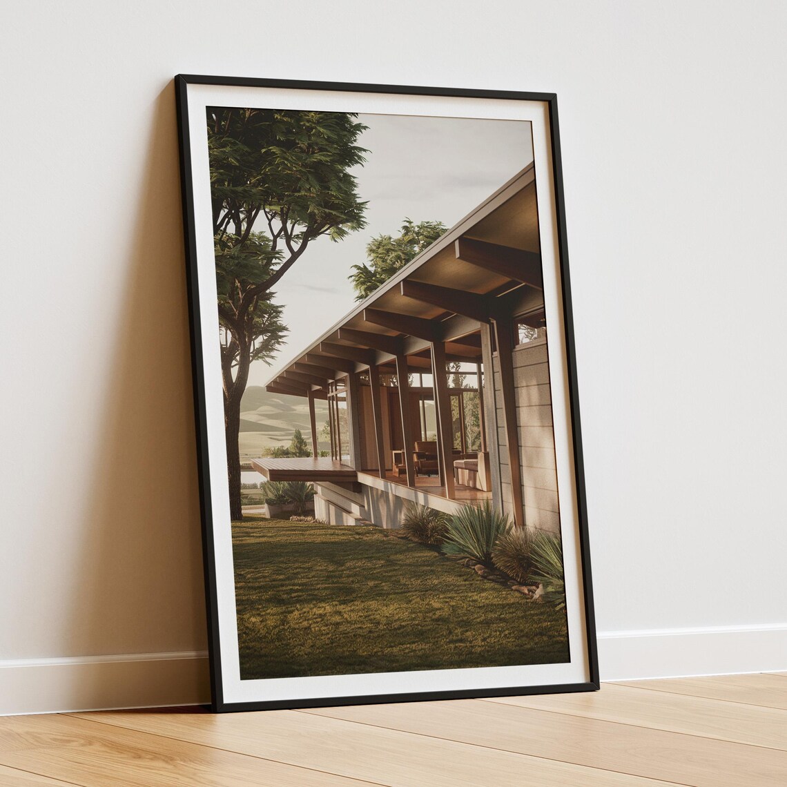 Frank Lloyd Wright USA Architecture, Modernist Poster - Image 2