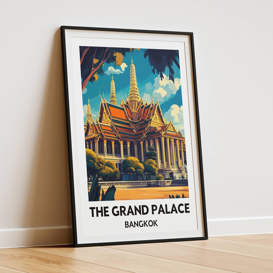Grand Palace Bangkok, Thailand Travel Poster - Image 4