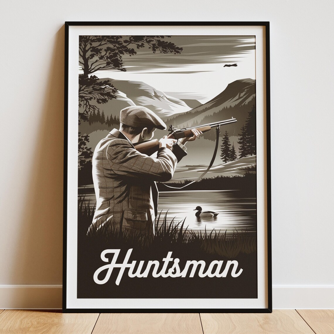 British Game Shoot Hunting Poster, Vintage Countryside Decor - Image 5