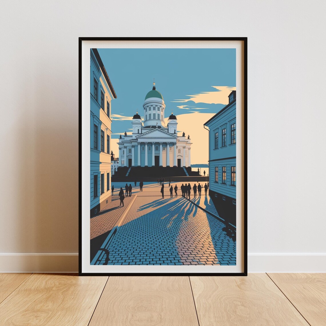 Helsinki Cathedral Travel Poster, Nordic Landmark - Image 2