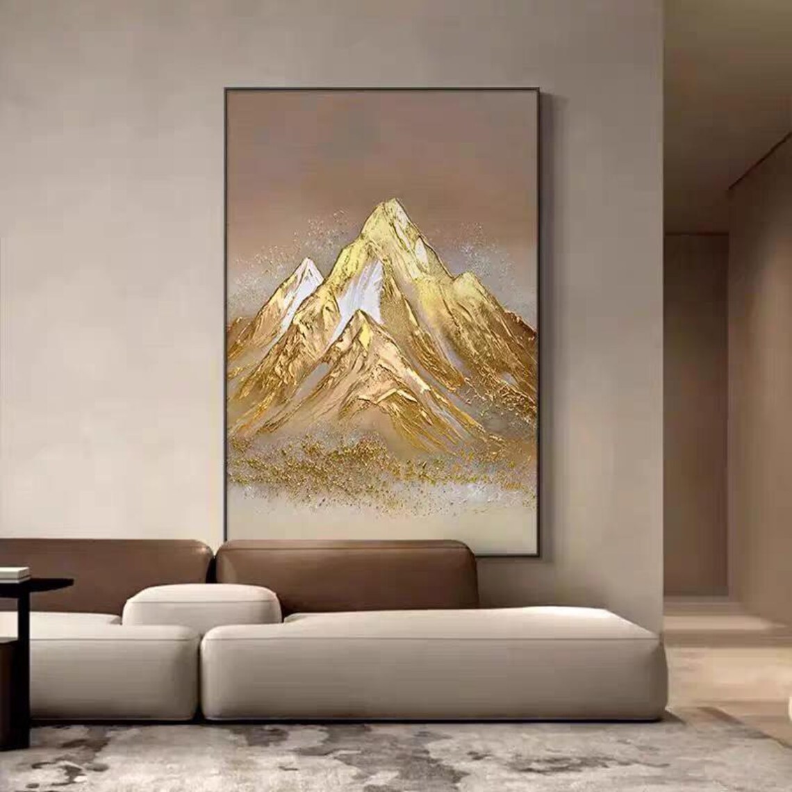 Abstract Mountain Wall Art Print, Modern Design - Image 3