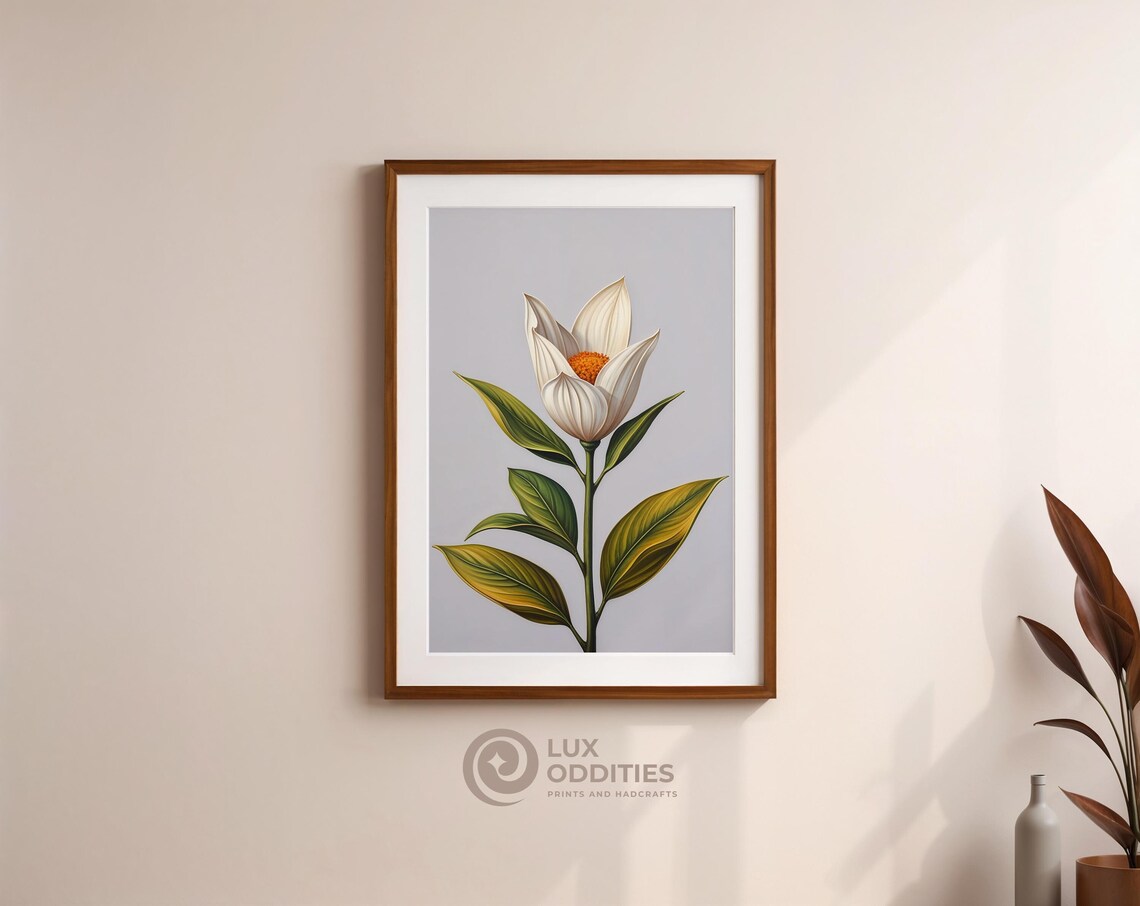 Luxury Oil Painted Floral Botanical Artwork