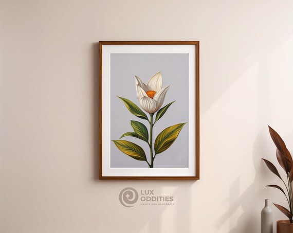 Luxury Oil Painted Floral Botanical Artwork