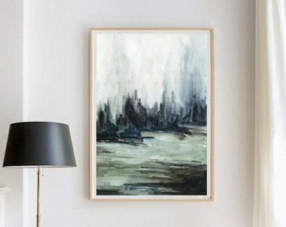 Forest Landscape Print Abstract Landscape Wall Art Landscape Abstract Art Modern Landscape Print Abstract Wall Art Art