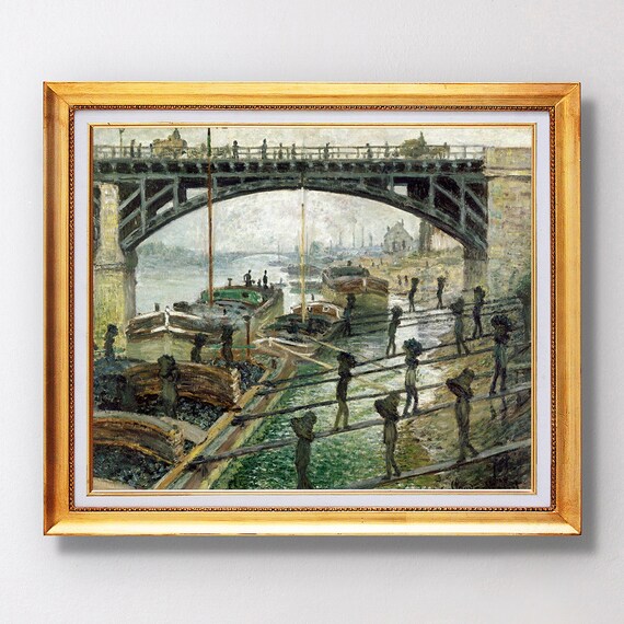 Claude Monet The Coalmen Fine Art Glice 1875 Sku 0147