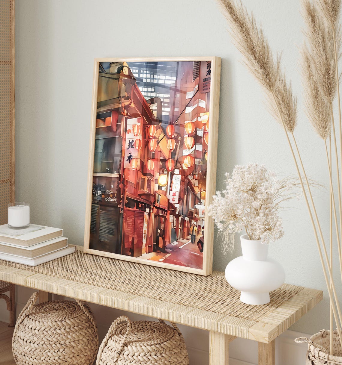 Tokyo Watercolor Art Tokyo Wall Art Tokyo Painting Tokyo Artwork Travel Poster Print Tokyo Art Print Home Decor - Image 2