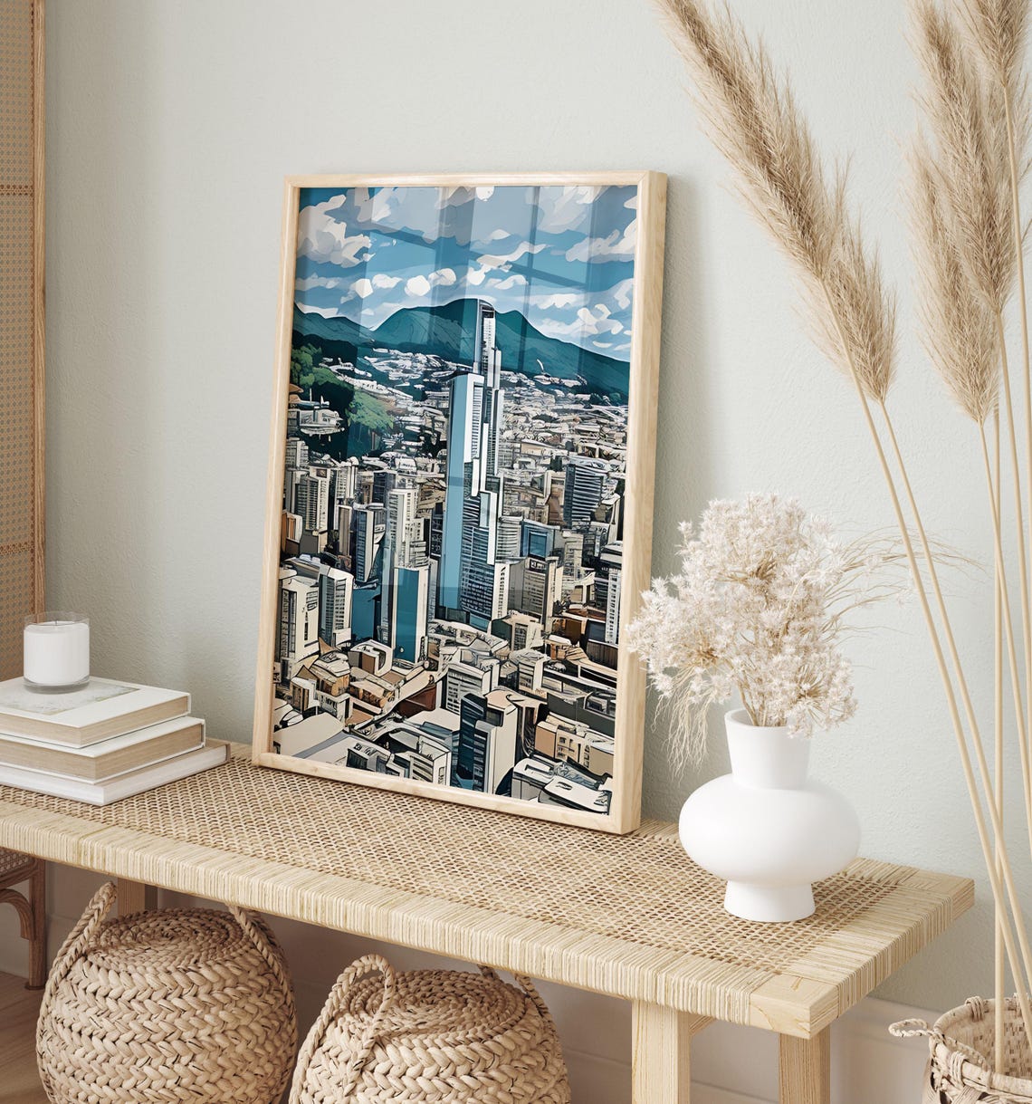Bogota Print Bogota Watercolor Decor Bogota Wall Art Travel Gift Unique Home Decor Travel Poster Print Bogota Travel - Image 2