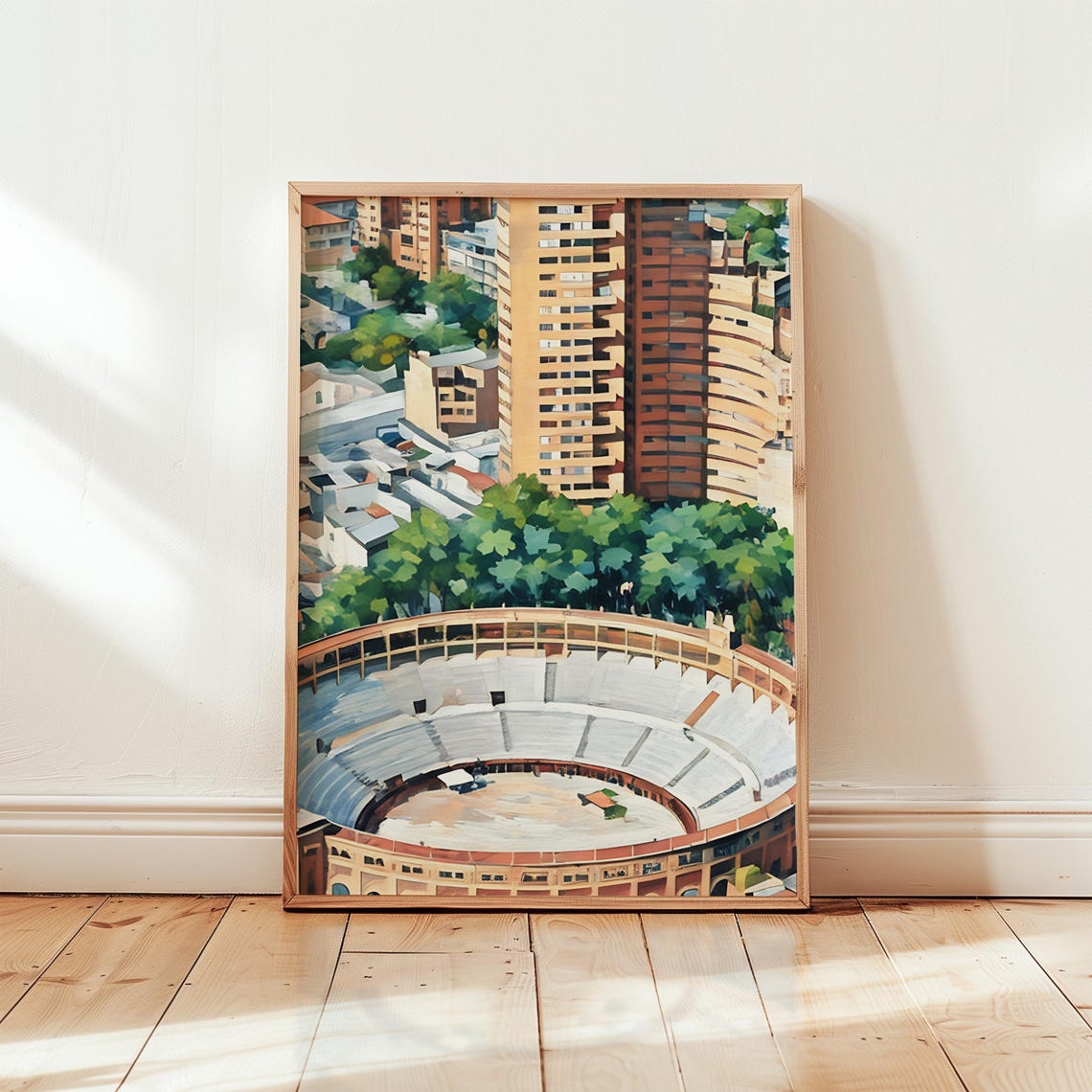 Bogota Watercolor Painting Bogota Art Print Bogota Wall Art Travel Poster Travel Gift Art Print Unique Home Decor