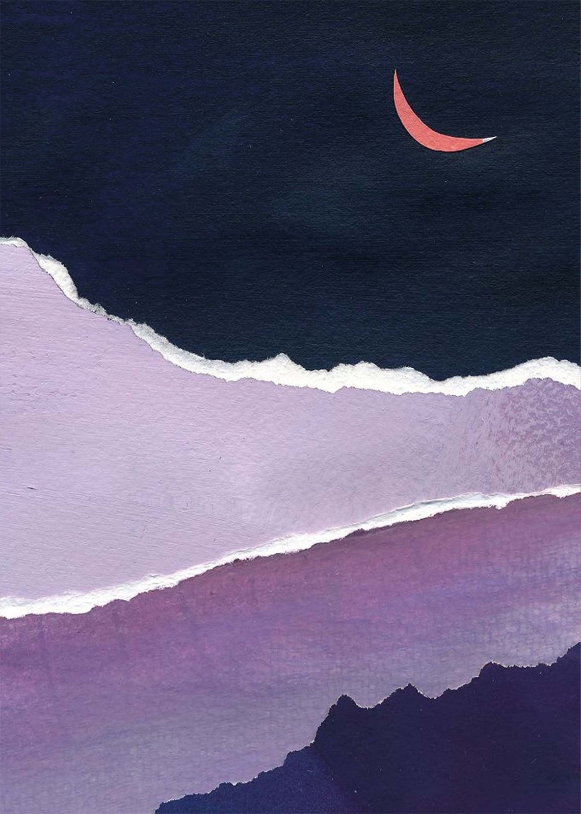 Purple Tapestry Colorful Wall Decor College Tapestry Moon Pattern Tapestry Tapestry Wall Hanging Decor Tapestry Aesthetic Decor - Image 2