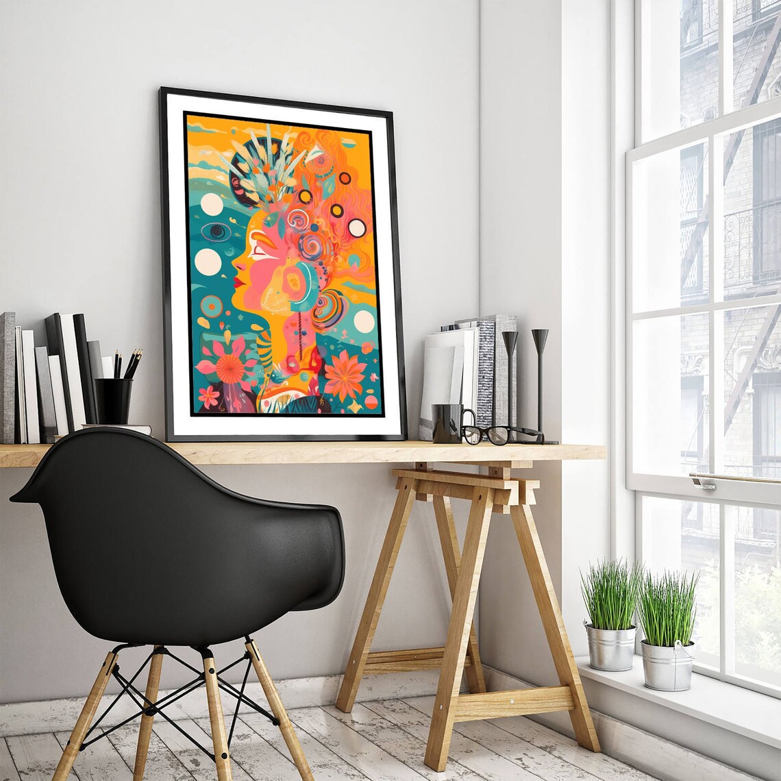 Psychonaut Holotone 3 Art Print, Psychedelic Decor - Image 3