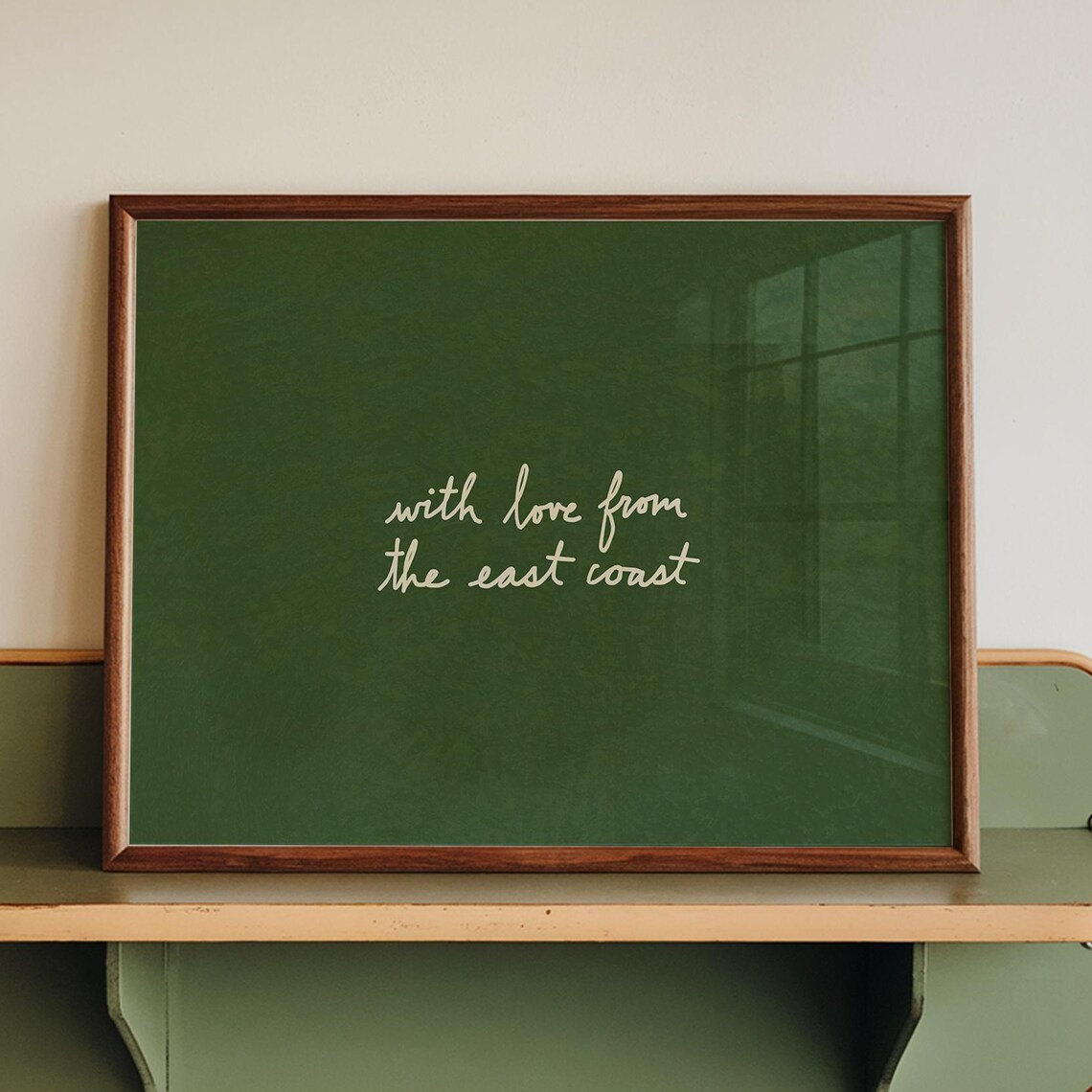 East Coast Print, Beach House Decor Poster