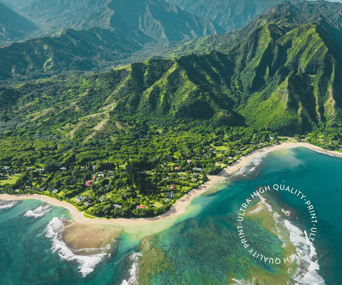 Travel Poster Hawaii Poster Kauai Poster Hawaii Vintage Poster Hawaiian Wall Art For Living Room Modern Island Office Wall Art - Image 5