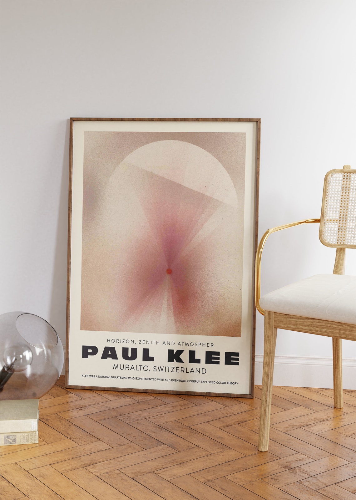 Paul Klee Horizon Zenith Atmospher Pink Abstract Exhibition Poster - Image 4