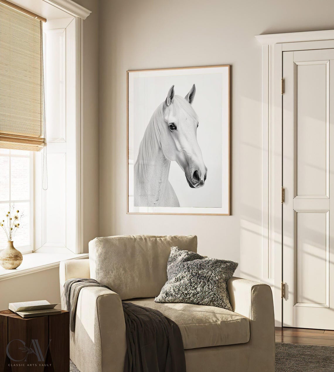 Horse Fashion Magazine Inspired Poster Animal Portrait Photography Print Funny Bathroom Decor Large Wall Art 2778 - Image 3