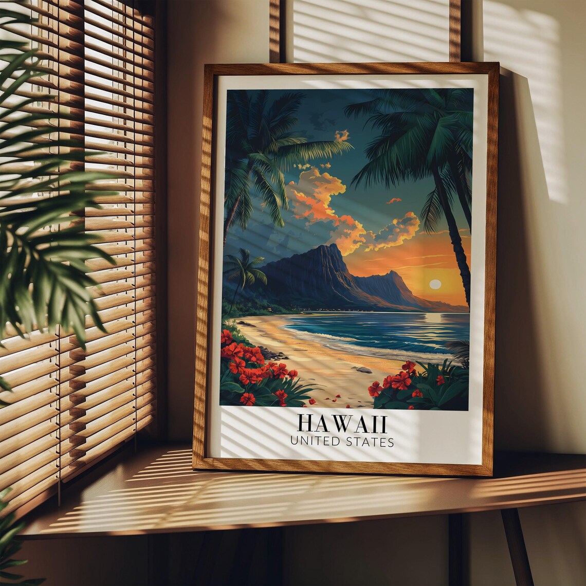 Hawaii Travel Poster, Home Decor for Art Lovers - Image 4