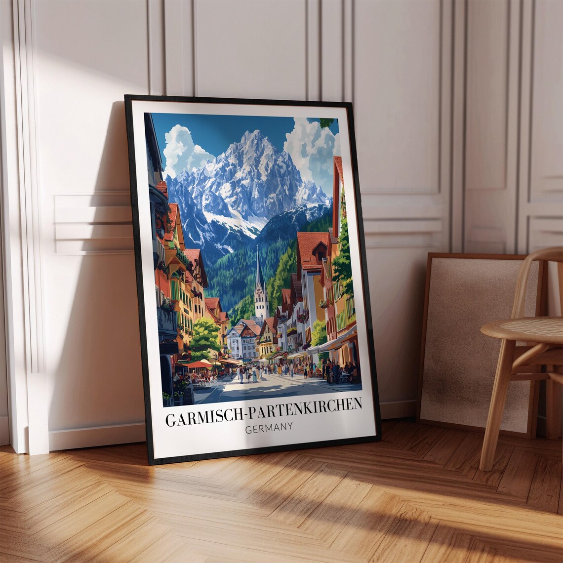 Garmisch Partenkirchen Travel Poster, Germany Wall Art - Image 4