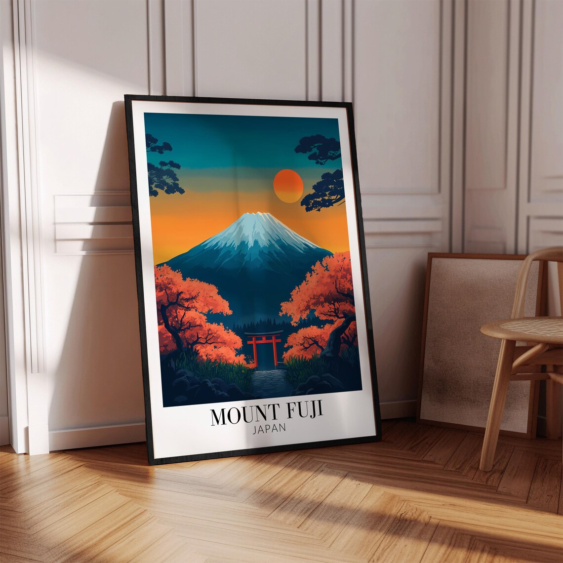 Mount Fuji Japan Travel Poster, Home Decoration - Image 4