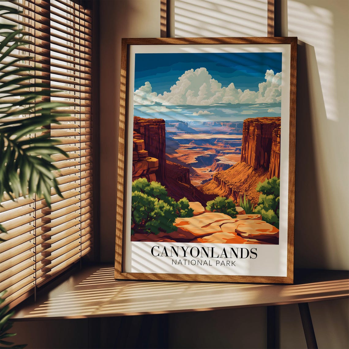 Canyonlands National Park Red Rock Desert Canyons Travel Poster - Image 4