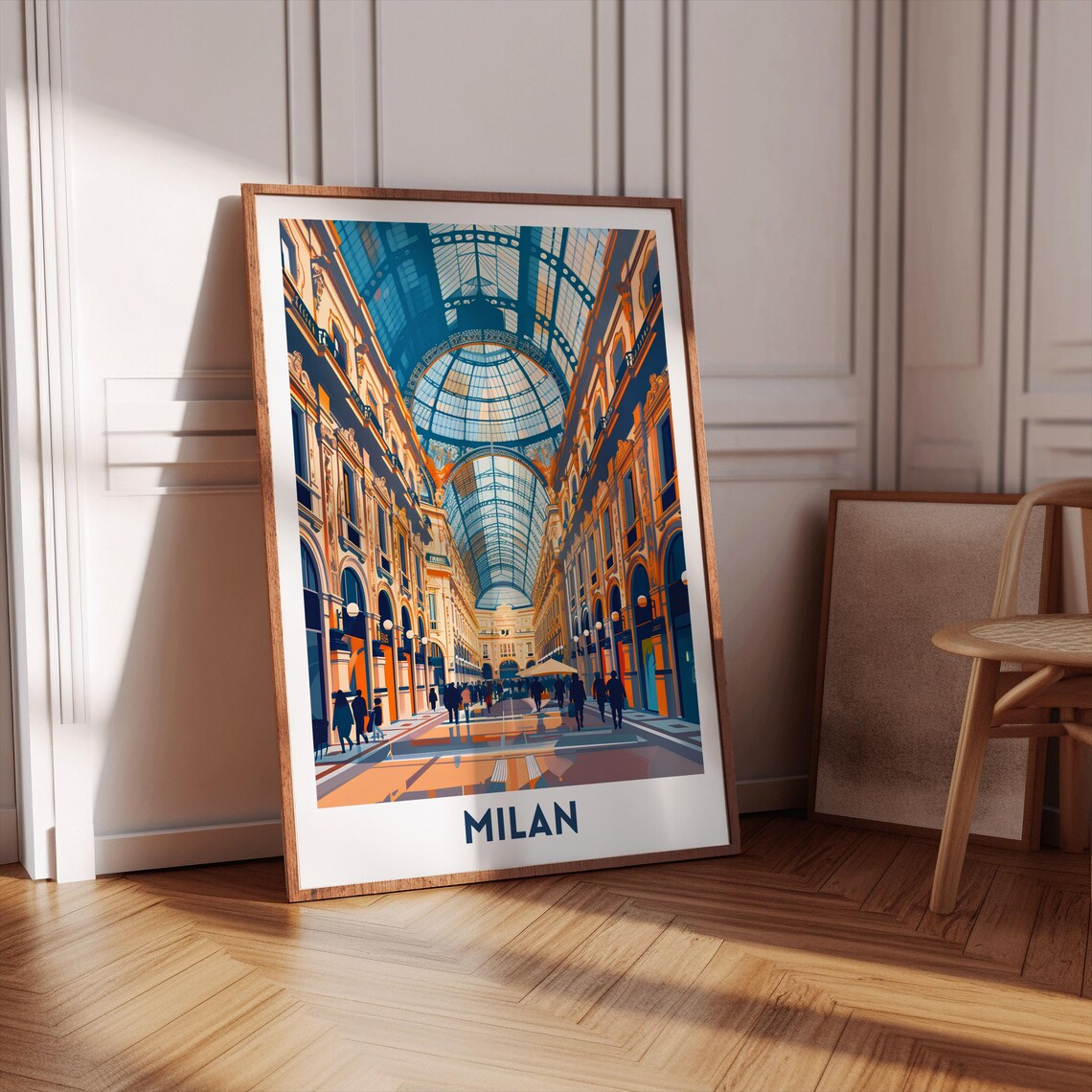 Galleria Vittorio Emanuele II Milan Travel Poster - Image 3