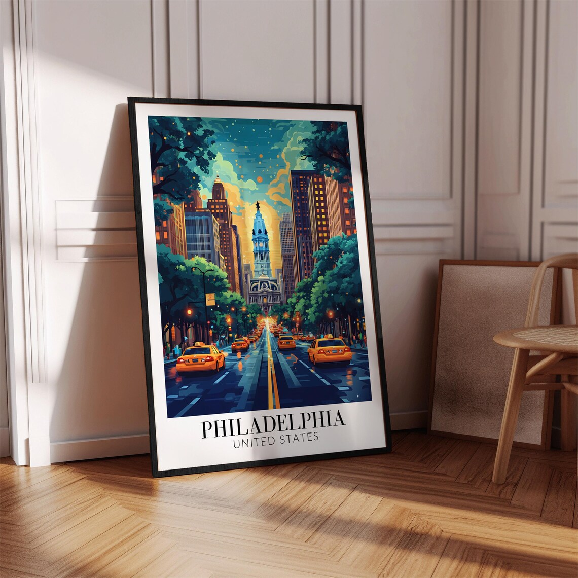 Philadelphia Travel Poster, Home Decor Print - Image 4