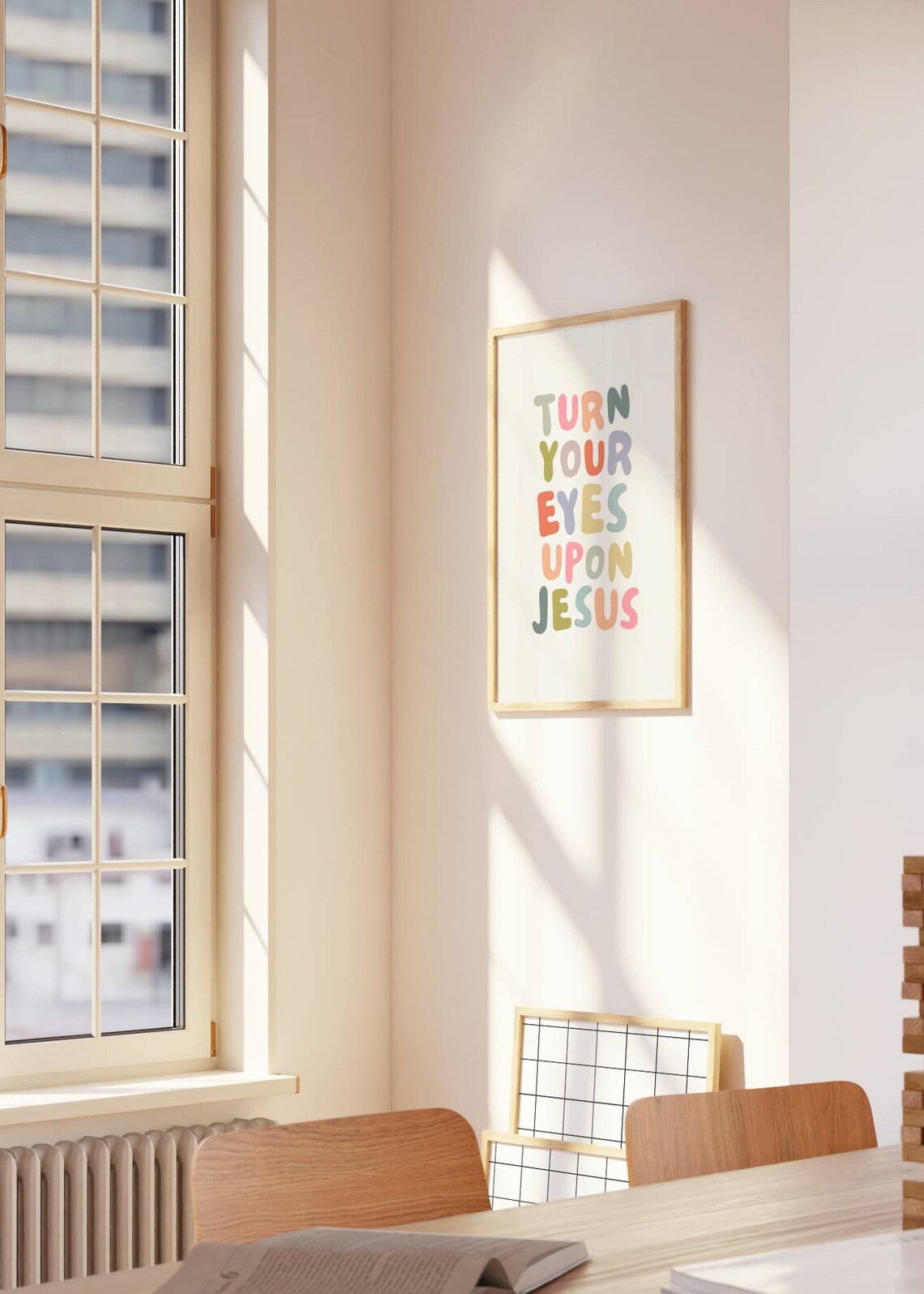 Turn Your Eyes Upon Jesus Christian Wall Print - Image 4