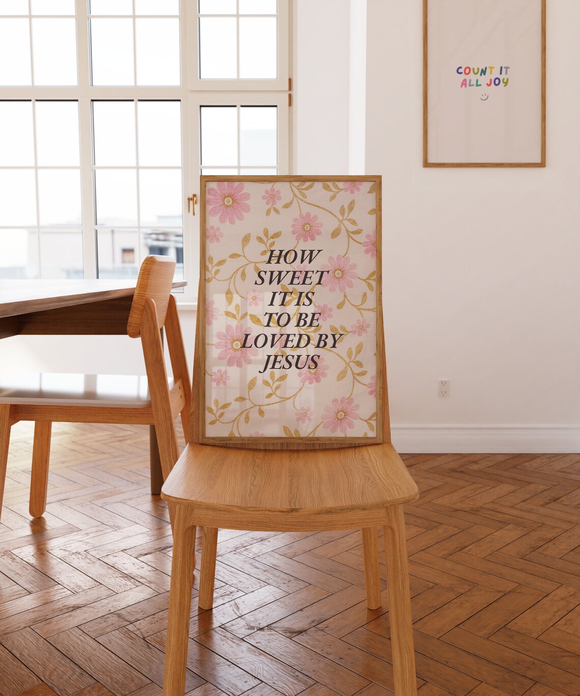How Sweet It Is To Be Loved By Jesus, Christian Art Print - Image 3