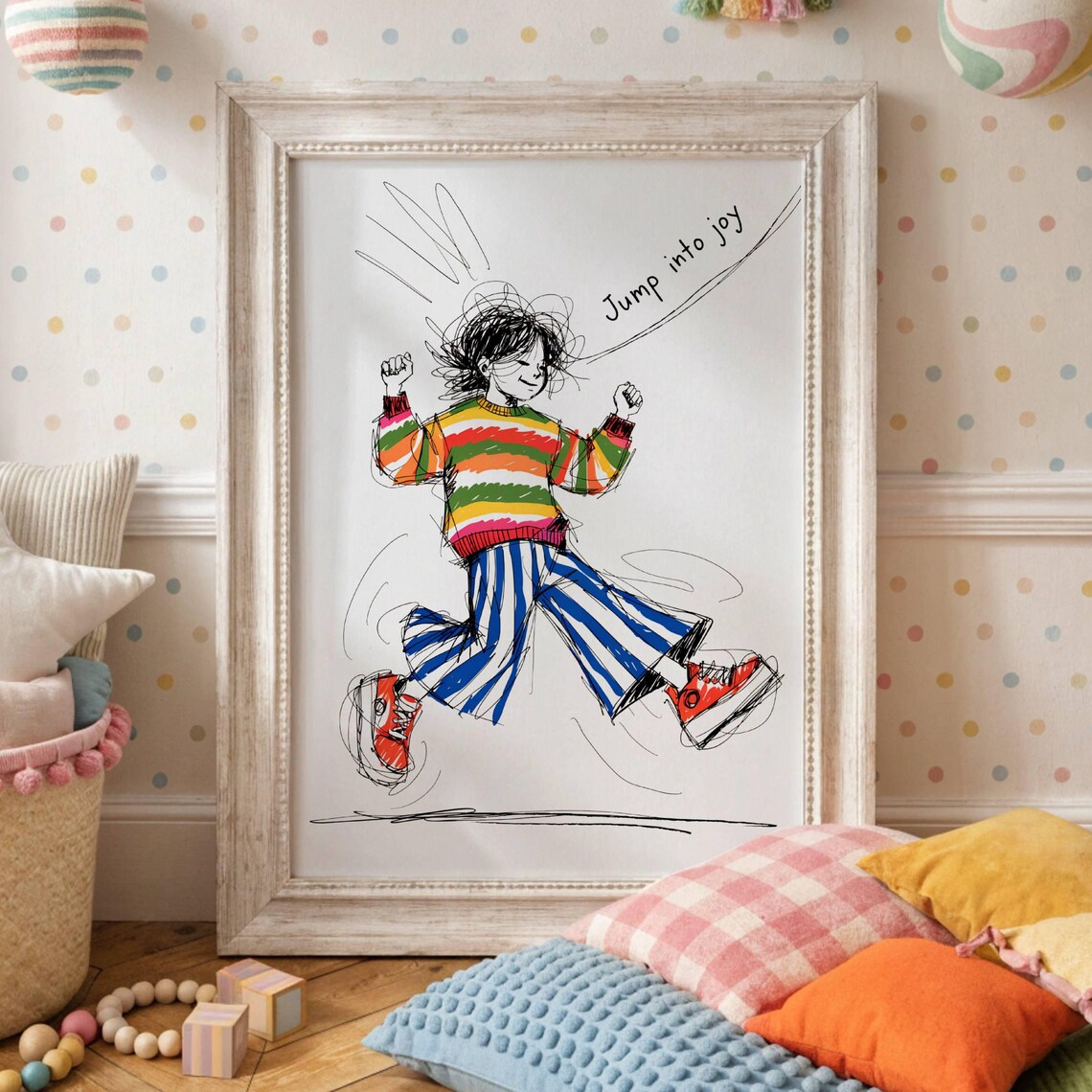 Nursery Playroom Affirmations Art Print