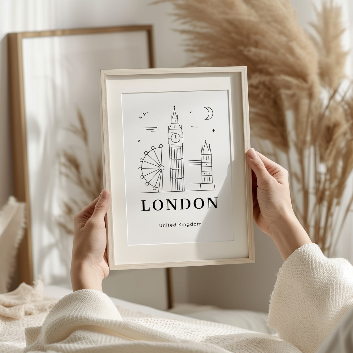 London Art Print London Wall Art Travel Gift Travel Poster United Kingdom Print London Travel Poster United Kingdom - Image 4