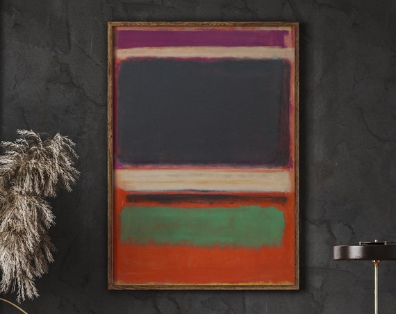 Mark Rothko Art Poster Museum Print Wall Hanging Exhibition Decor