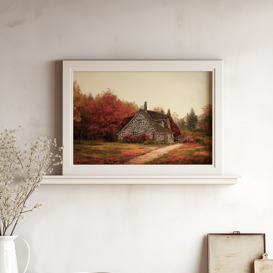 Autumn Landscape Art Print, Fall Farmhouse Decor - Image 5