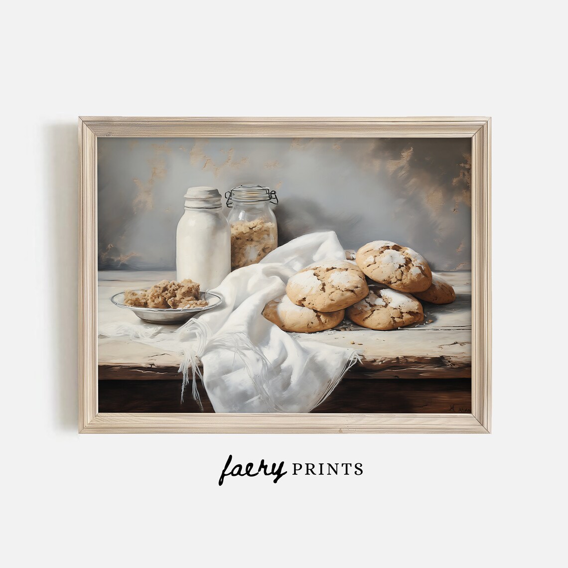 Farmhouse Cookies Vintage Kitchen Art Print - Image 5