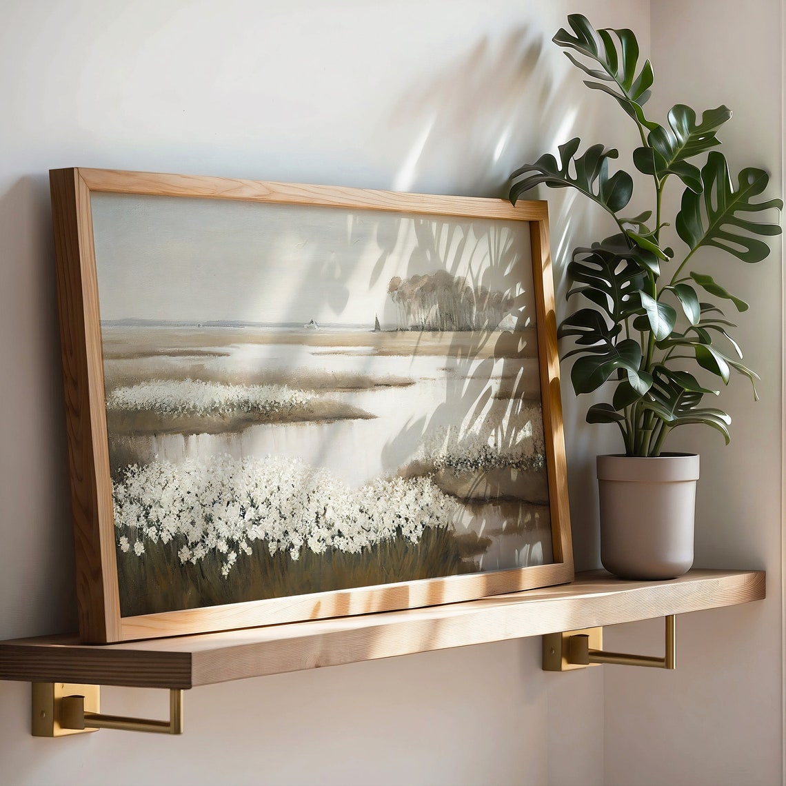 Country Meadow Spring Wall Art Print - Image 2