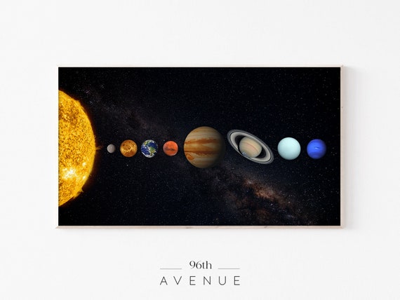 Solar System Print, Space and Astronomy Art