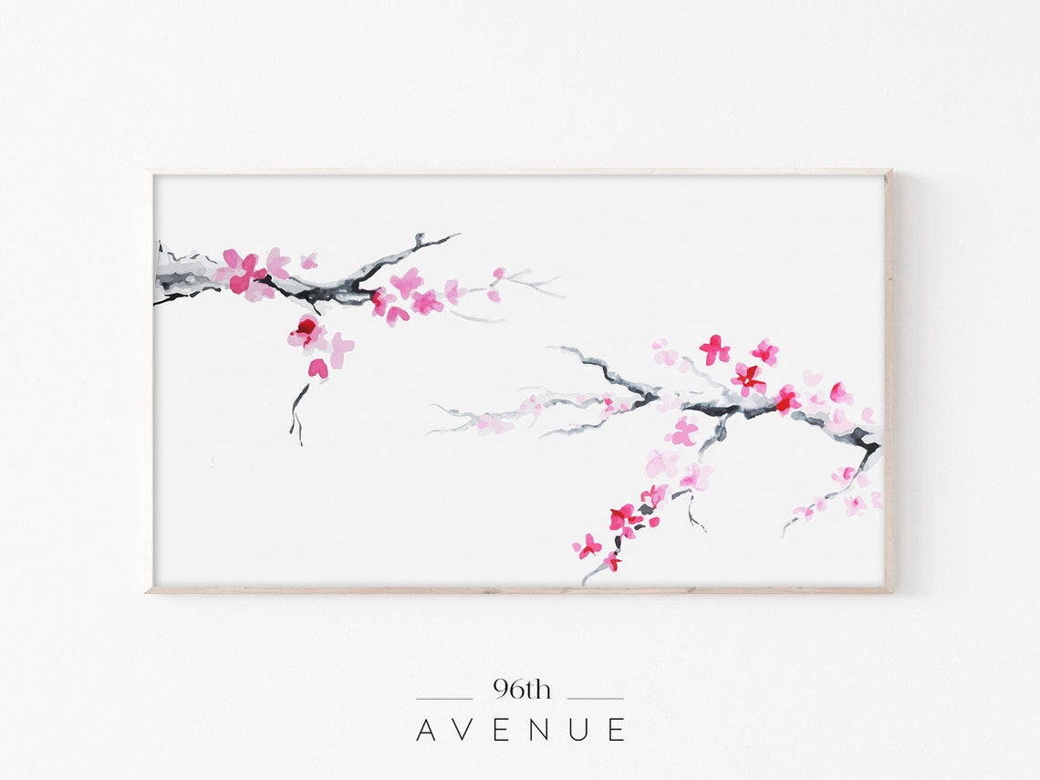 Spring Cherry Blossom Art For Tv