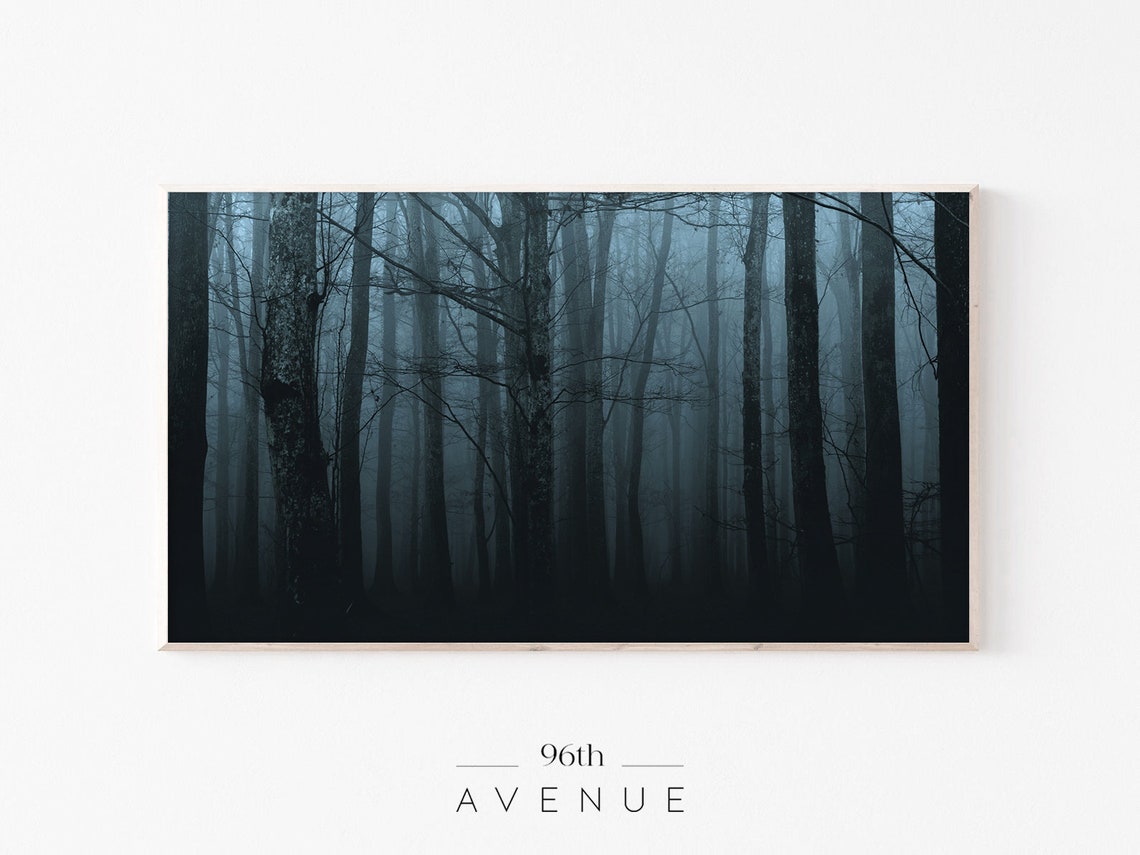 Halloween Scary Forest Art Print