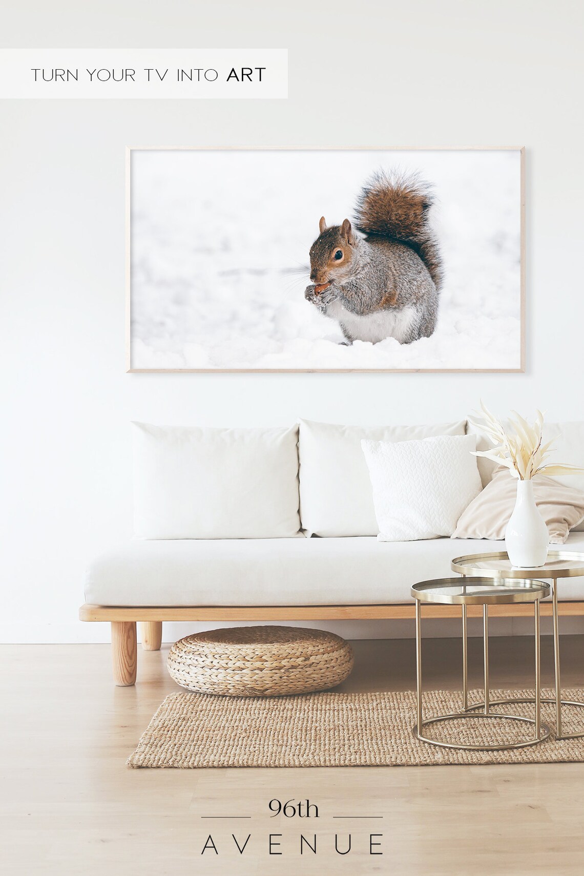Squirrel Woodland Animal Art Print - Image 2
