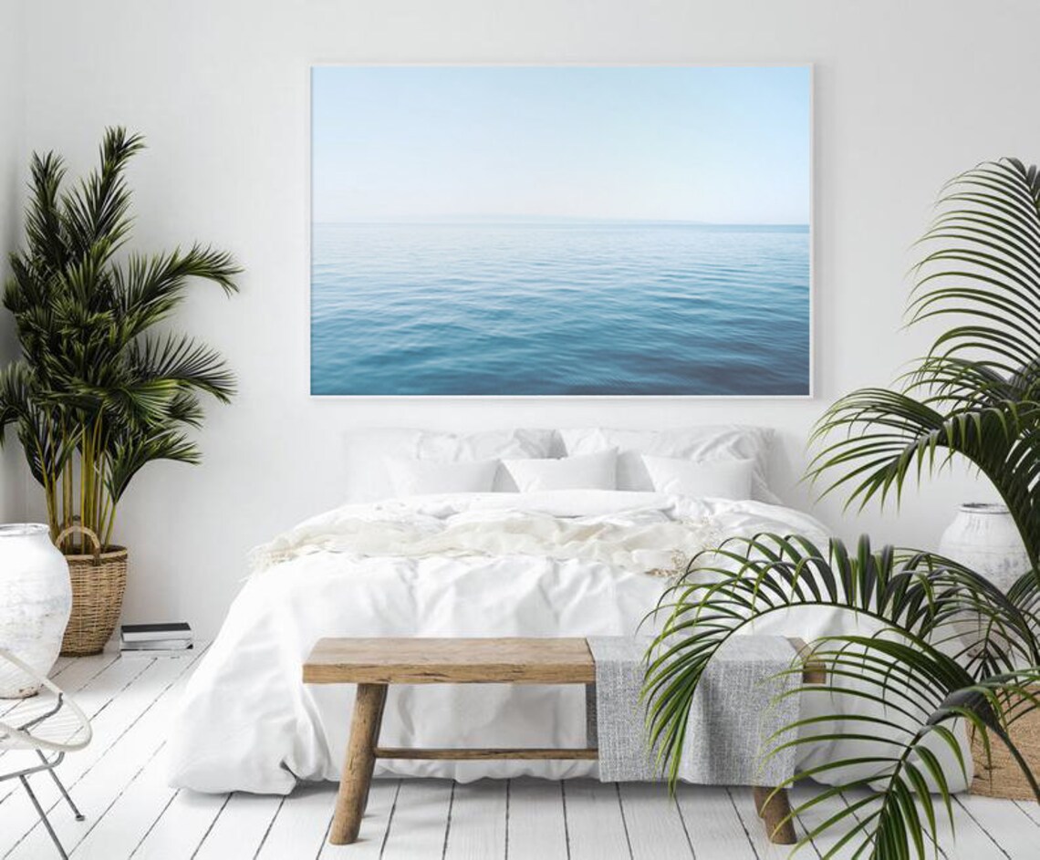 Blue Ocean Coastal Wall Art, Ocean Photo Print - Image 2