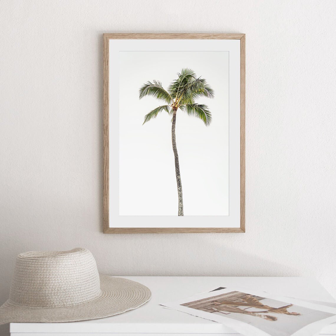 Palm Tree Art Print, Tropical Beach Decor - Image 2