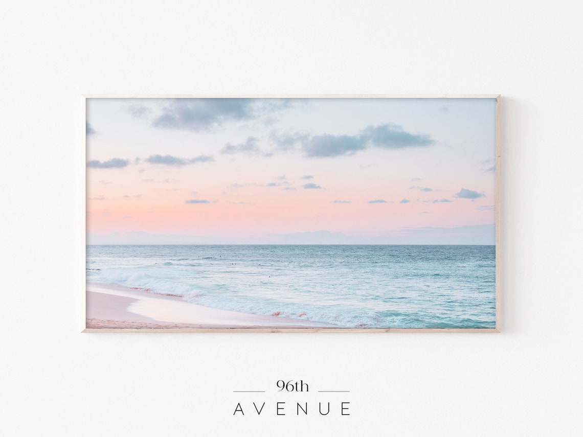 Beach Sunset Art for Frame TV