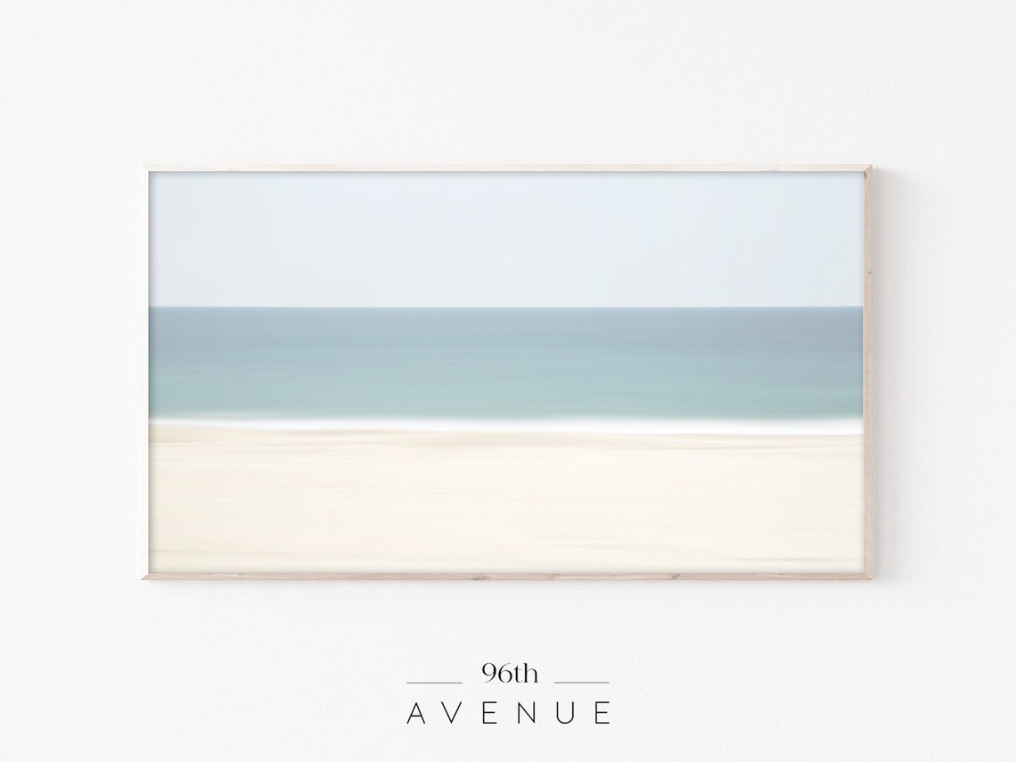 Abstract Beach Ocean Coastal Art Print