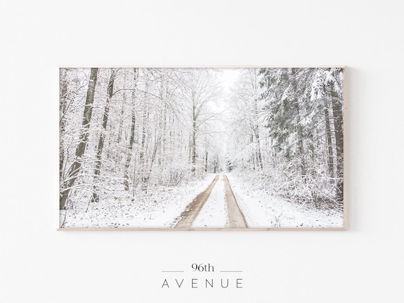 Winter Snowy Trees Art Print