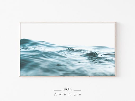 Ocean Waves Coastal Wall Art Print
