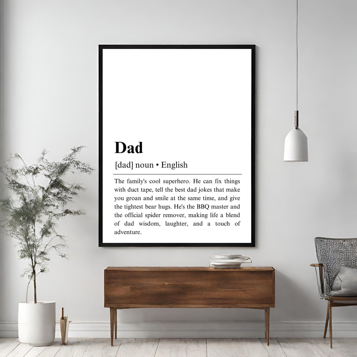 Cool Dad Definition Superhero Duct Tape Jokes Dictionary Poster - Image 3