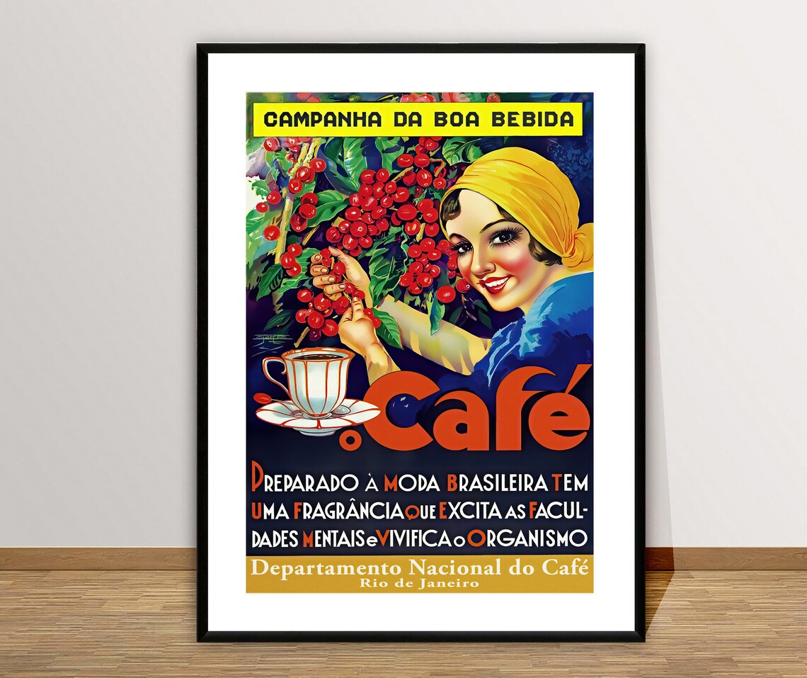 Campanha Da Boa Bebida Brazil Vintage Travel Poster - Image 2