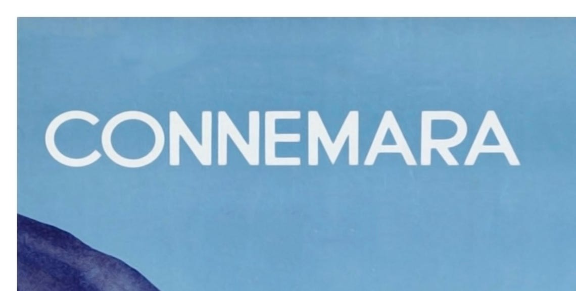 Connemara Old Bog Road Great Southern Railways Ireland Travel Poster - Image 2