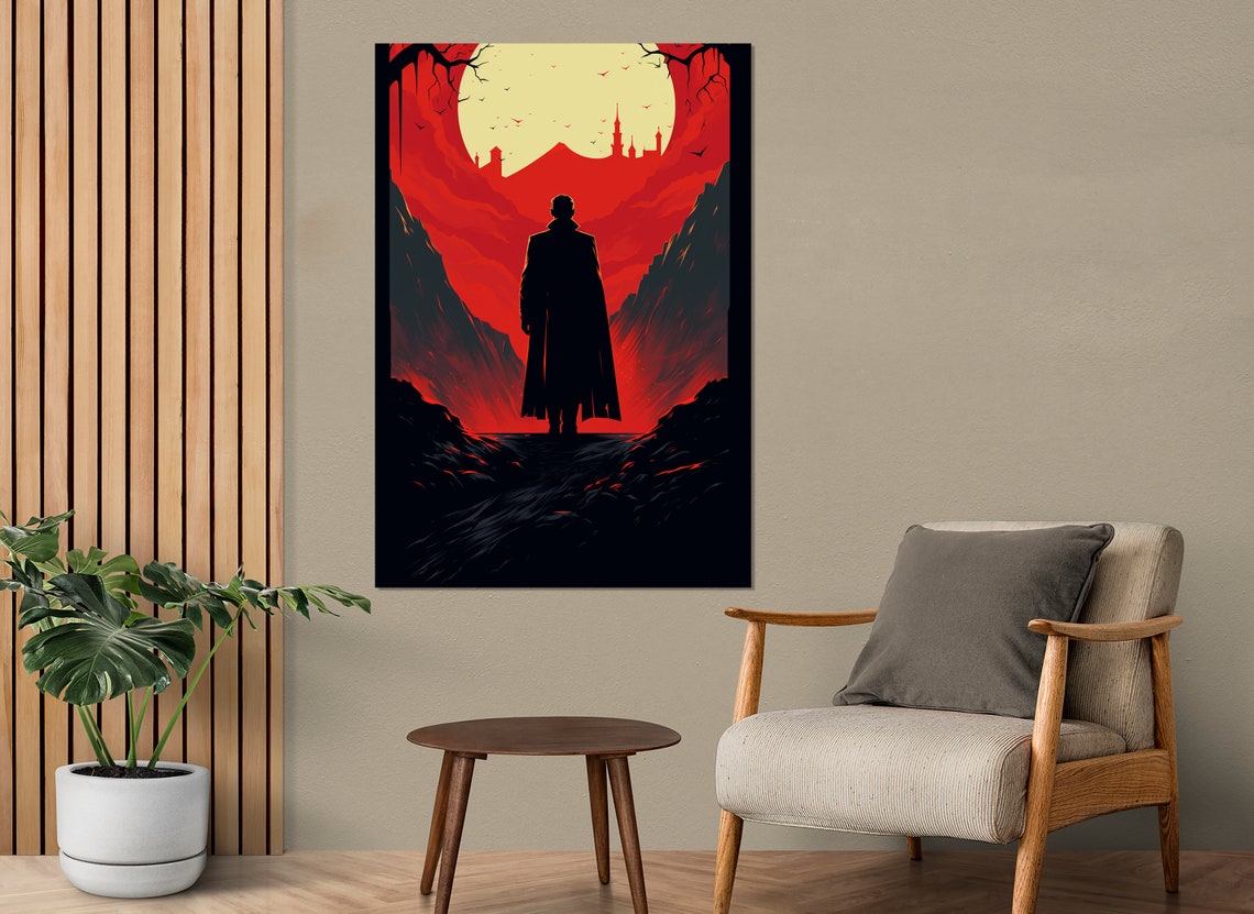 Dracula Gothic Art Print - Image 4
