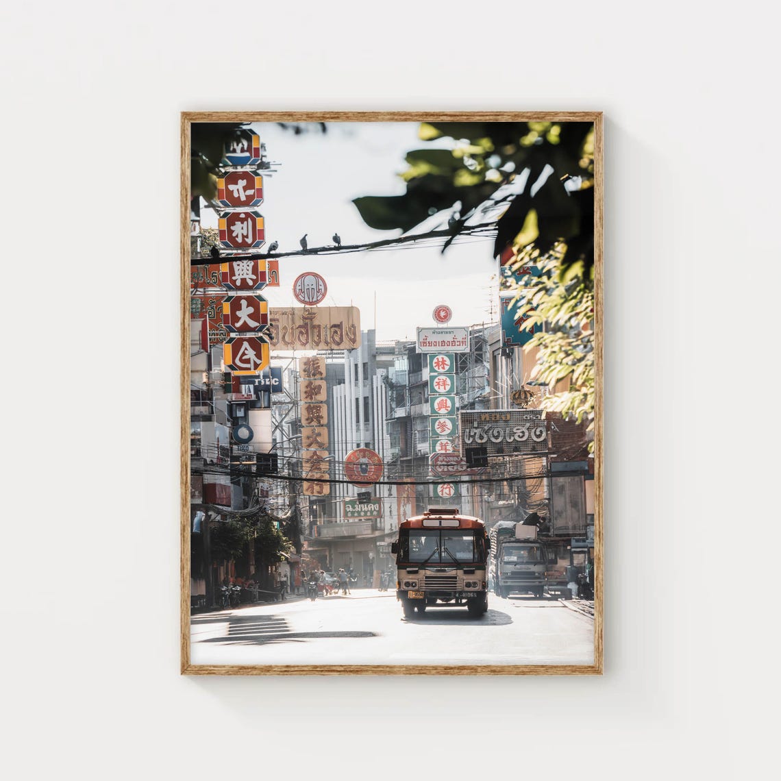 Chinatown Bangkok Thailand South East Asia Street Photography Print Modern Wall Art Home Decor Cultural Asian Art
